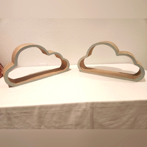 Wood Cloud shelves - Picture 1 of 5